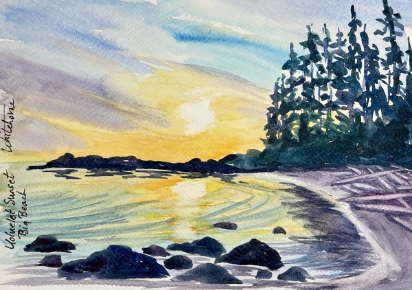 Big Beach Sunset, Ucluelet, BC