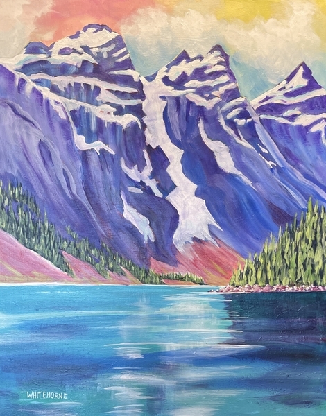Moraine Lake, 22 X 28 inches