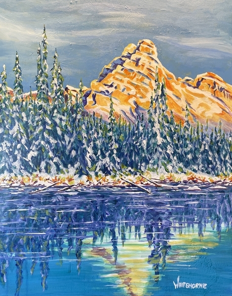 Sunrise on Cathedral Mountain, Lake O'Hara